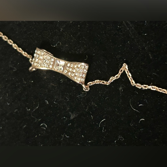 KATE SPADE New York Ready Pave Bow Mini Pendant Necklace - Picture 7 of 7